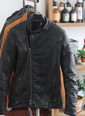 皮匠门 MEN+骑行的世界，注定是小众人的舞台。羊皮衣 LM9174A