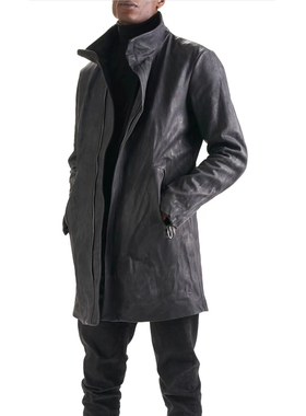 皮匠門 MEN+门•元年  贵就是原罪 意大利进口马皮＋riri拉链9237