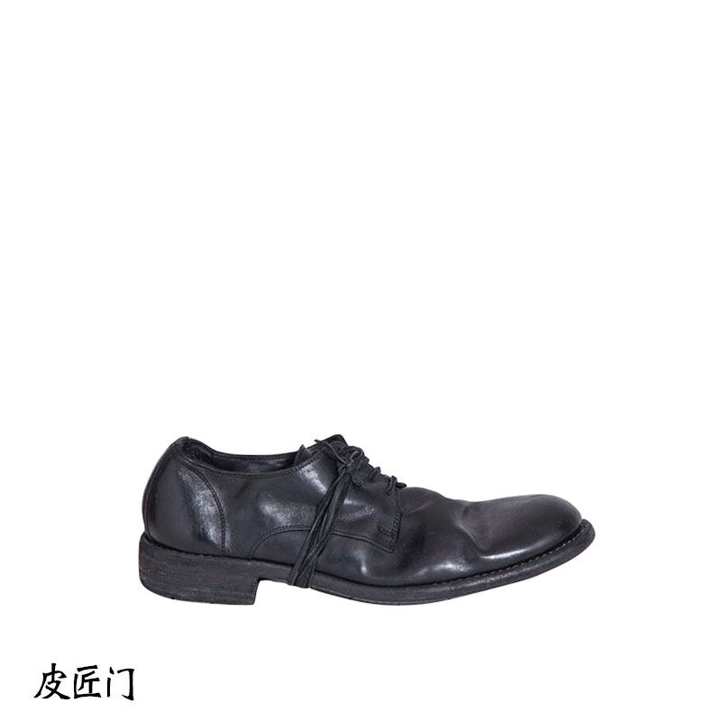 皮匠门 手工鞋 固特异缝制 意大利马皮+牛皮底男款低帮鞋SM6729