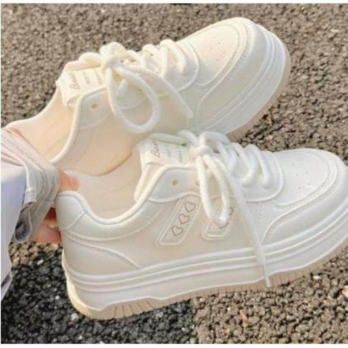 小白鞋女2025夏季新款学生百搭chic鞋子女厚底板鞋,女鞋,时尚休闲鞋,淘宝优惠券,粉丝福利购,淘宝优惠卷