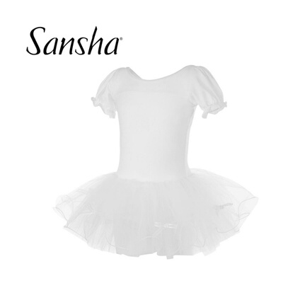 三沙儿童网纱舞蹈服开裆练功裙