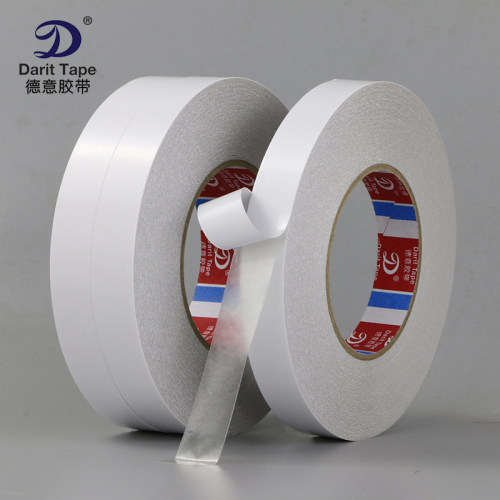 白色棉纸双面胶带粘性双面胶纸