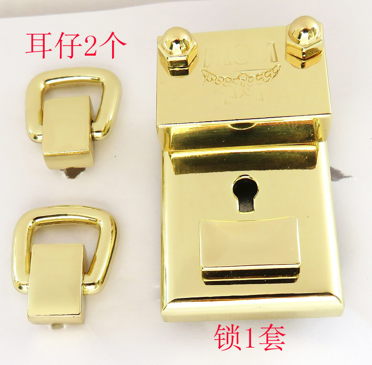 真皮女包锁扣配件五金提手