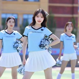 学生运动会开幕式演出服拉拉队健美操团体表演服啦啦操套装舞台秀