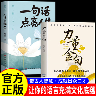 【抖音同款】力量金句 让你的语言充满文化底蕴 无人扶我青云志 我自踏雪至山巅 关关难过关关过前路漫漫亦灿灿感悟人生正能量正版