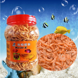 红虾干南极磷虾去皮干净虾仁龙鱼食花罗汉发财鱼银龙血鹦鹉鱼饲料