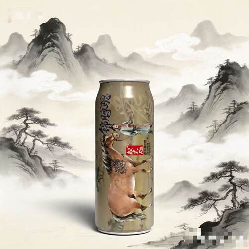 或不凡马年限定款五花马锦膊骢凤头骢 浑浊IPA精酿啤酒500ml罐