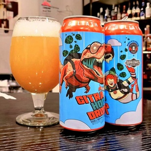 击倒巨人跳伞暴龙 马赛克曼巴双倍浑浊IPA 美国进口精酿啤酒473ml