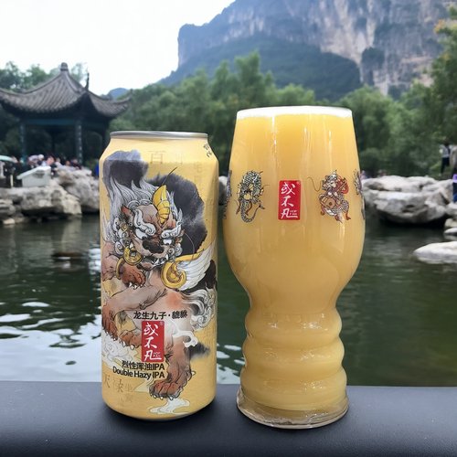 新品上市 或不凡龙生九子貔貅烈性浑浊IPA精酿啤酒500ml罐装