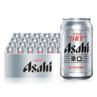 Asahi Super Cool Draft Beer 500ml4/12/24 Cans, Full Cases of Japanese Yellow Beer, Front Red thumbnail 6