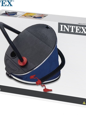 正品INTEX-68610高效大号脚泵 充气户外脚踏泵 脚踩充气泵 抽气泵