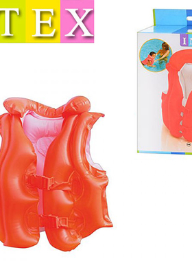 正品INTEX-58671儿童救生衣 游泳衣 游泳背心 充气背心 适合2-6岁