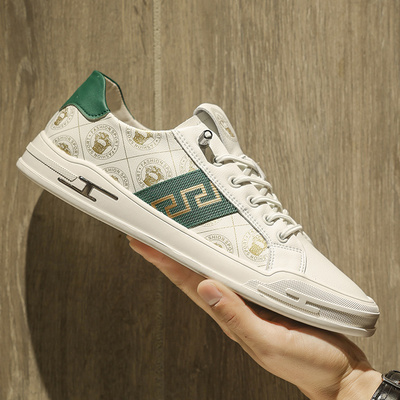 一脚蹬小白鞋男秋季欧洲站爆款