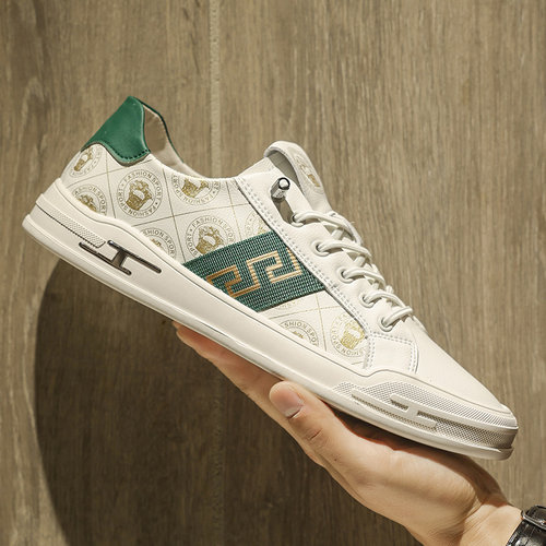 一脚蹬小白鞋男秋季欧洲站爆款