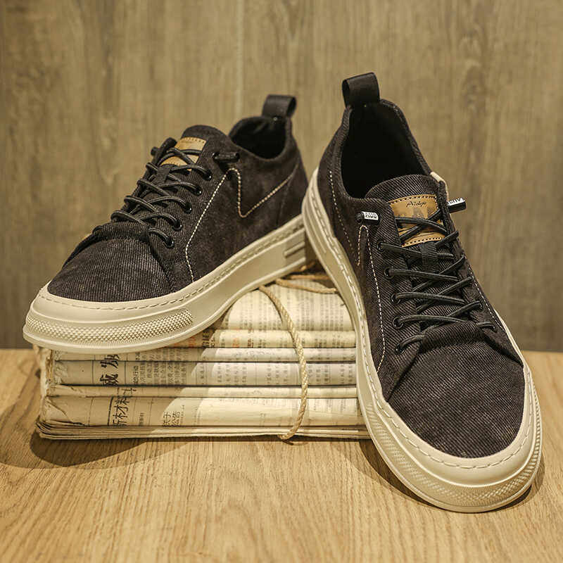 男士帆布鞋夏款2024新款夏季潮流休闲百搭平底板鞋男款青少年潮鞋
