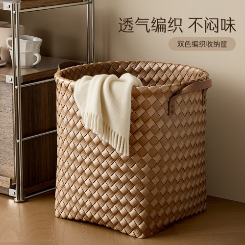 【喜家家】高颜值藤编脏衣篓家用