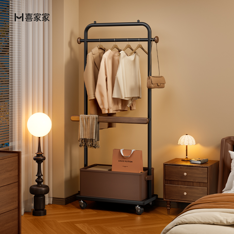 【原创新品】室内落地移动衣帽架