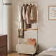 新款 挂衣架落地卧室置物架床尾晚上放衣服神器家用可移动衣帽架子