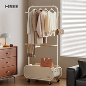 卧室落地挂衣架家用玄关金属衣帽架房间收纳挂包置物架子晾衣神器