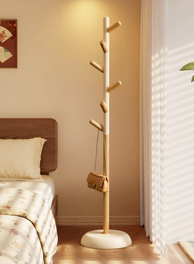 次净衣架立式落地挂衣架卧室衣帽架家用室内入户不占空间的挂包架