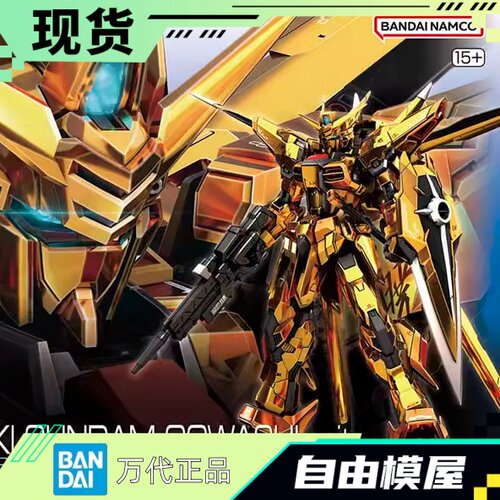 现货 万代 RG 1/144 拂晓高达 大鹫装备 SEED电镀版 拼装模型