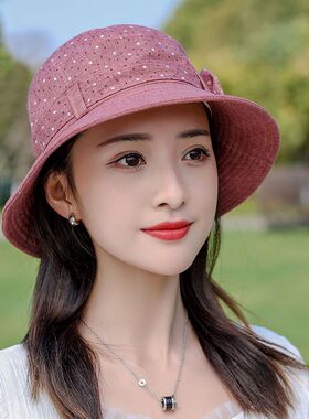 渔夫帽出游休闲女春夏季防晒遮阳