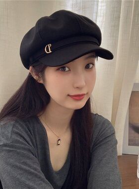 八角帽户外休闲女士秋季时尚