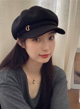 八角帽户外休闲女士秋季时尚