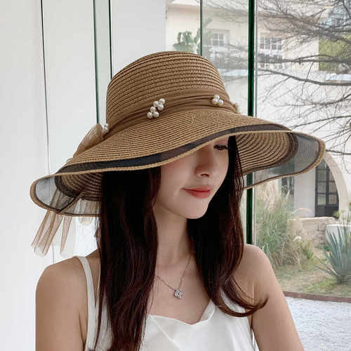 草帽户外休闲女春夏季防晒沙滩