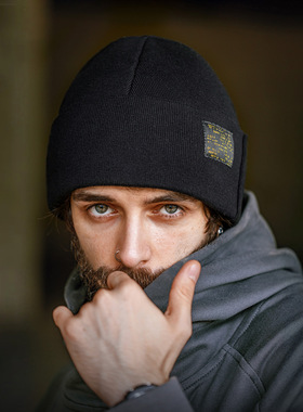 MRA男装 巴拉克拉法帽战术针织防风护耳面罩围脖套头一体冷帽子冬