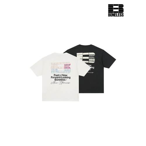 香风肌理撞色纯棉宽松短袖T恤