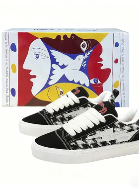 LIGHTNING X STORM毕加索画作联名百搭面包鞋潮流板鞋运动休闲鞋