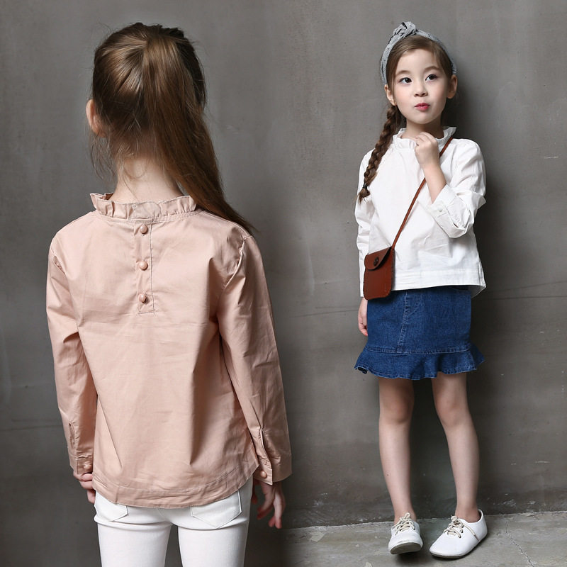 Chemise fille à manche longue - Ref 2086991 Image 1