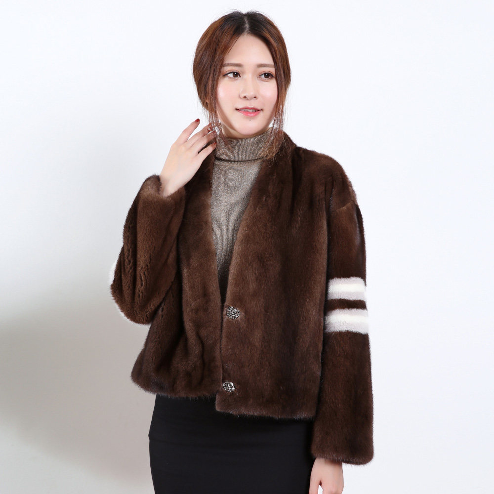2019 Fur mink Whole mink leather and fur Mink overcoat have cash less than that is registered in the accounts Mink hair Half-open collar Show thinin the Women's clothing/Boutique , Fur  category - from Buy2taobao.com to provide professional Taobao agent buy service
