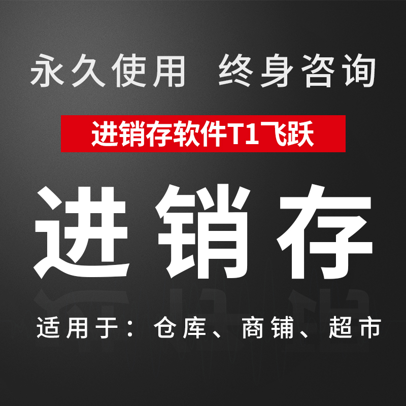 进销存软件T1飞跃服装/鞋帽/零售批发/库存管理软件超市收银系统