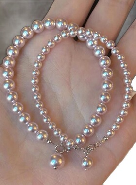 【熹知·暖雾】曼塔玫瑰S925纯银施家珍珠手链轻奢小众高级感手饰