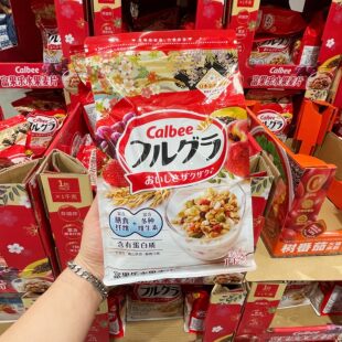日本进口卡乐比水果即食麦片1kg营养早餐谷物冲饮麦片 Sam超市代购