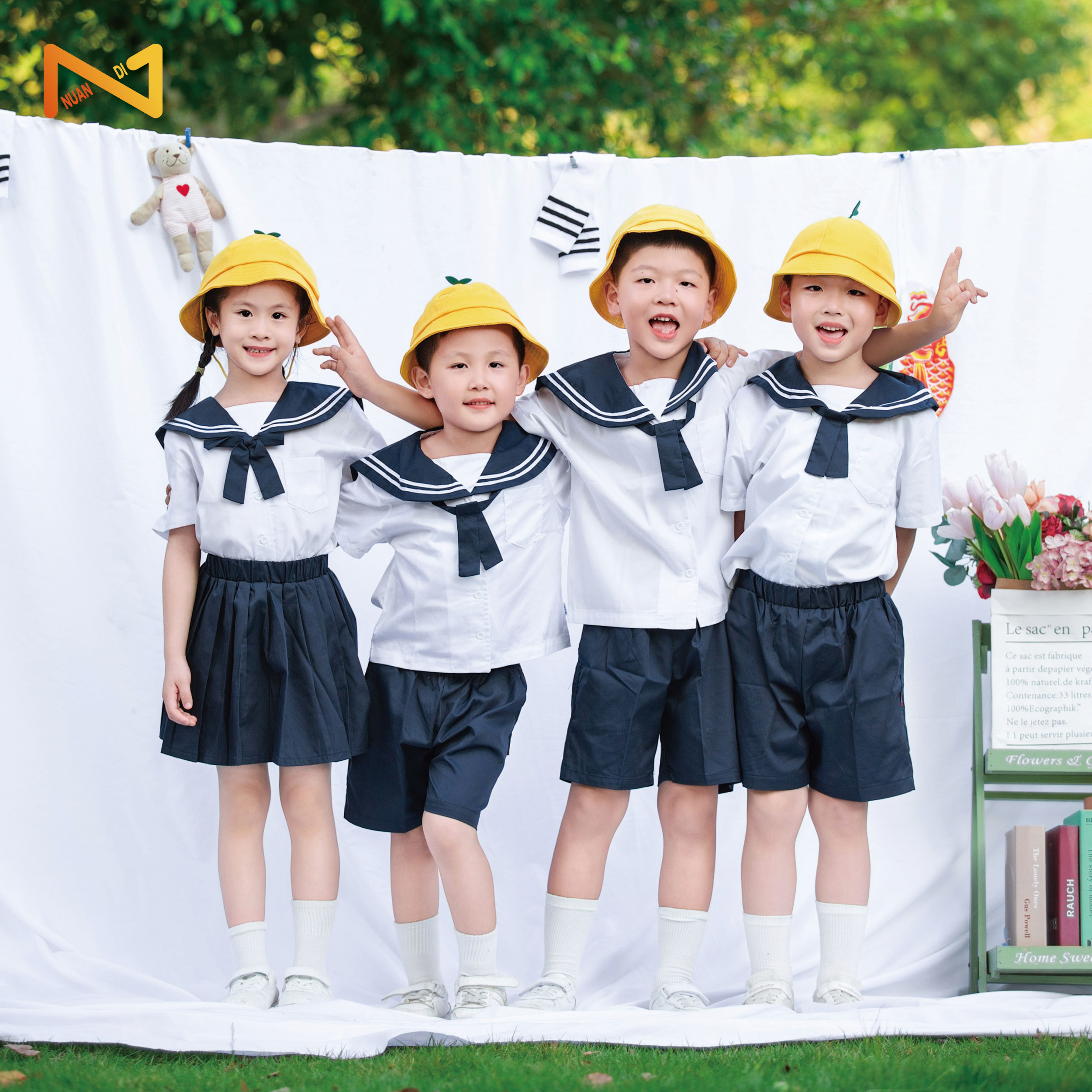 班服儿童校运会海员服海军风夏季