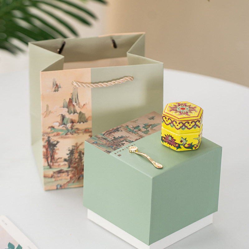 【珐琅彩】香膏固体陶瓷国风淡雅芳香一抹留香便携式女士古法香膏,洗护清洁剂/卫生巾/纸/香薰,香薰膏,淘宝优惠券,粉丝福利购,淘宝优惠卷