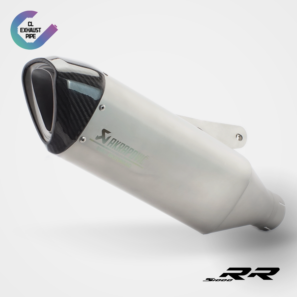 适用宝马S1000RR原厂碳纤维尾段排气管 赛道跑山骑行 碳纤维改装