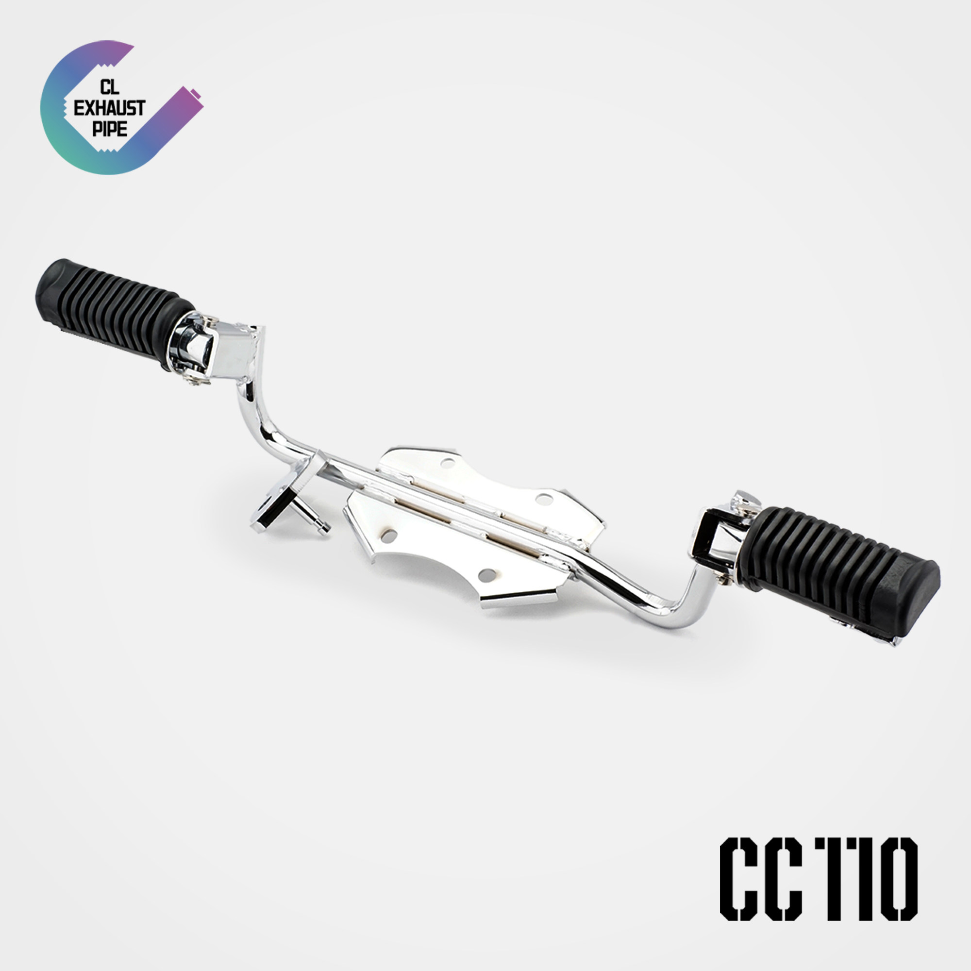 适用本田幼兽cc10摩托车改装脚踏总成 可折叠脚蹬 日版前脚踏板