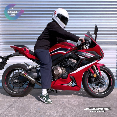 CBR650R侧出阀门全段排气管