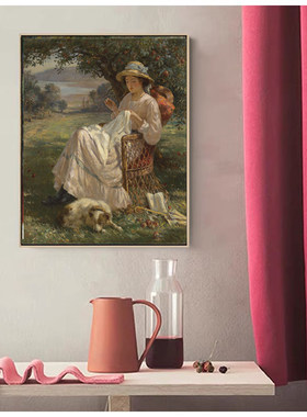 威廉凯布莱克洛克阳光与阴影莱卧室客厅餐厅挂画墙画风景油画喷绘
