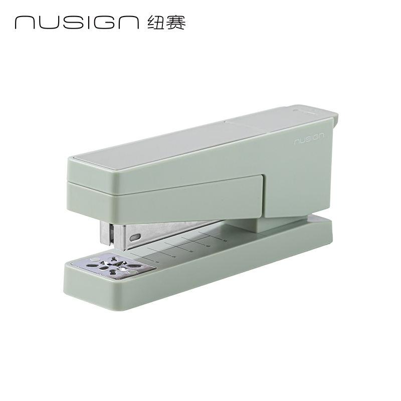 得力NS089可旋转订书机学生用订书器便携式办公用订书机学生