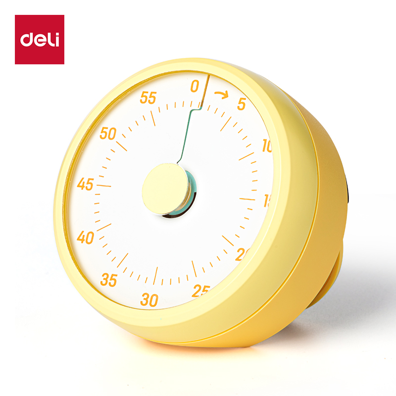 得力机械定时器家用厨房计时器