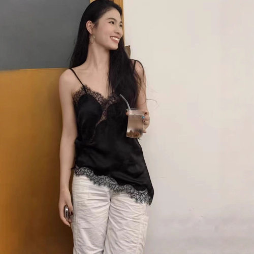 2026 Asymmetric Lace Camisole, Sexy Chic Office Top