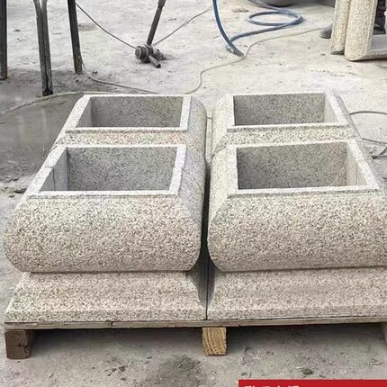 石雕柱基石青石柱墩柱顶石空心包柱皮石墩子底座庭院柱角古建筑柱