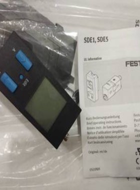 售前询价现货FESTOSDE3-V1D-B-HQ4-2P-M8 540196 德国原装正品压