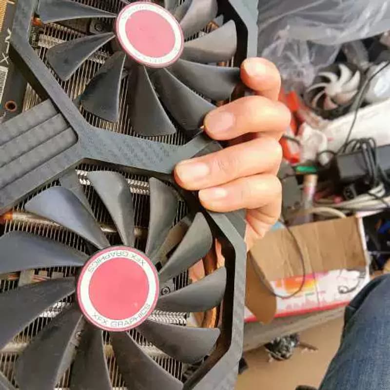 议价讯景黑狼rx580 4g 旗舰版 成色新，个人使用拆机，原厂图片