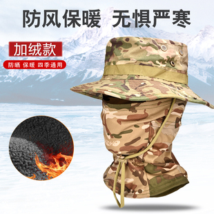 冬季防寒保暖全脸面罩加绒防风头罩夏季防晒钓鱼帽子运动骑行头套